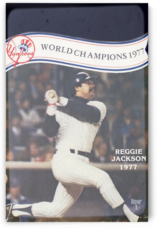 1977 new york yankees viewfinder slide art  by Row One Brand