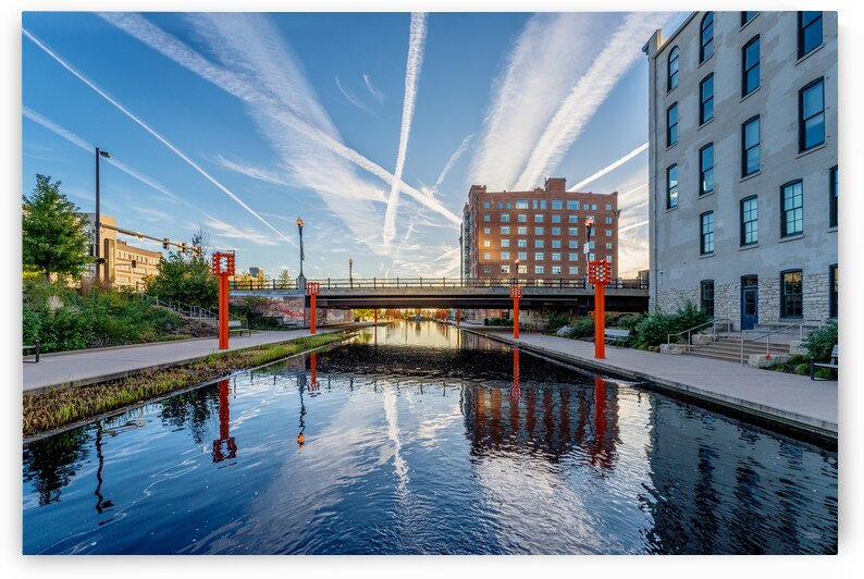 Gene Leahy Mall Lake Morning by Jennifer White