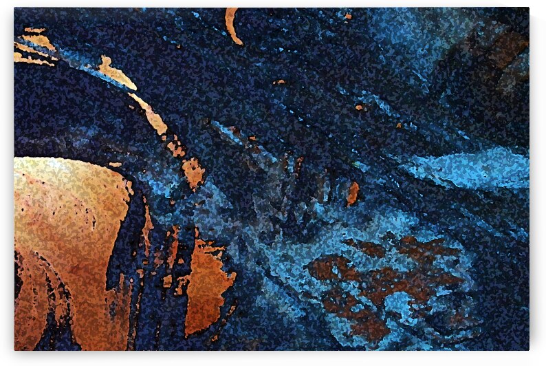 blue elephant by Lisa Drew