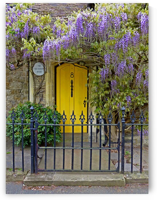 The Old School House Door by Gill Billington