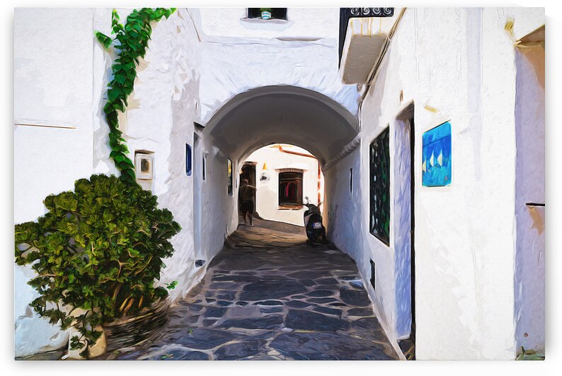 Arches of Cadaques - CR2309-9474-WAT by JordiCarrio