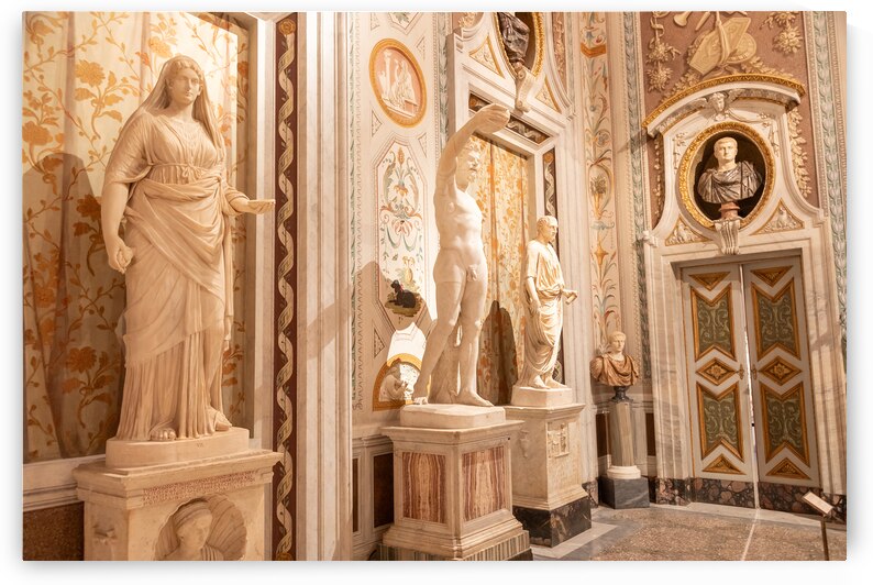 Rome Italy - Borghese Gallery - ancient art museum interior by Paolo Modena