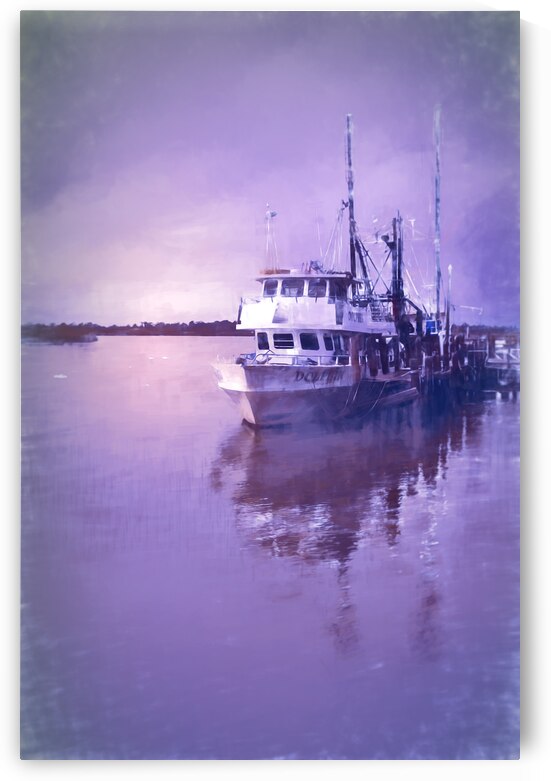 Darien Georgia Harbor Boat by Norma Brandsberg Photography