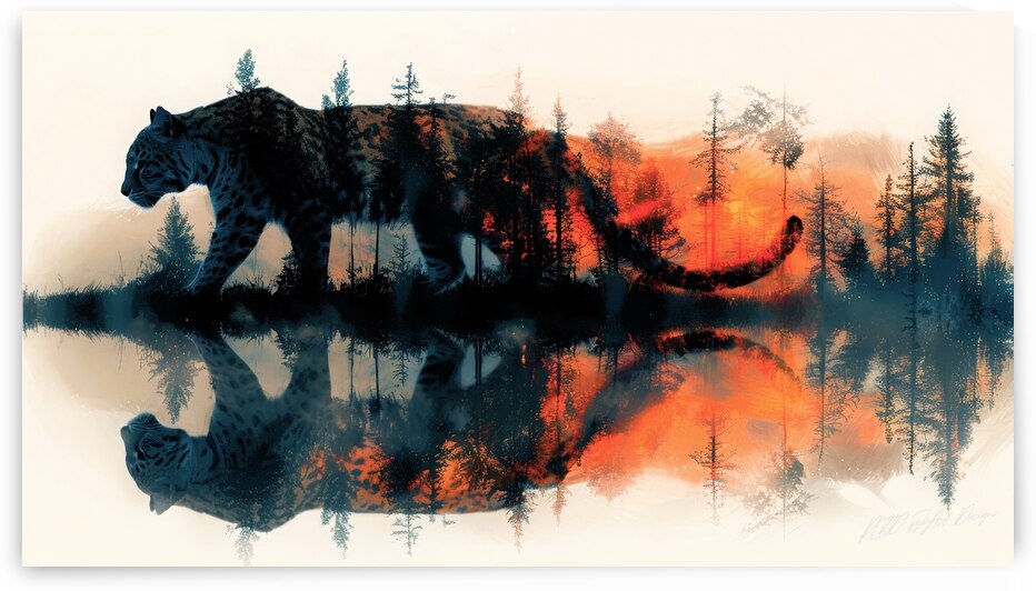 Wild Cat In Canada by SykArt Designs