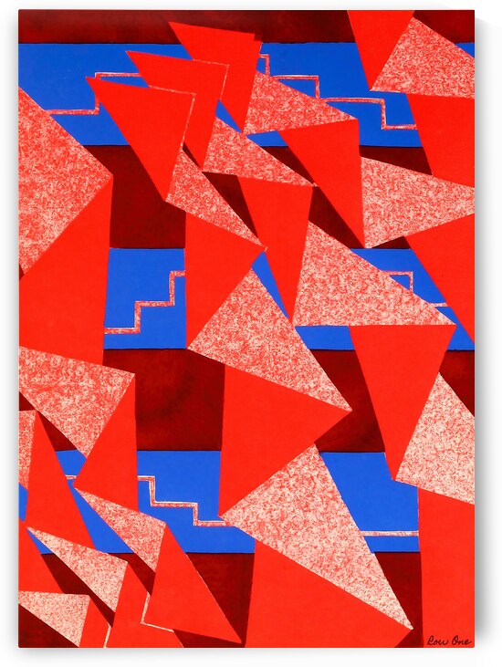 Prismes 20 Abstract Art by Row One Brand