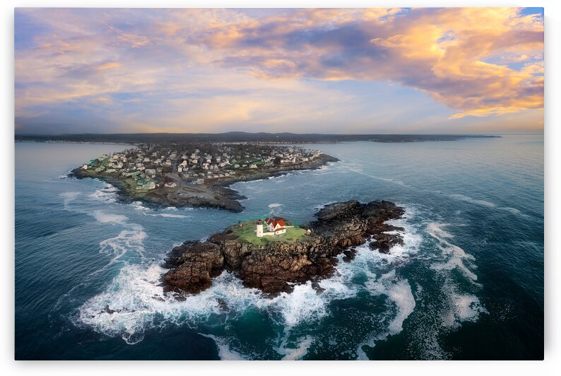 Cape Neddick Awakens by Rick Berk