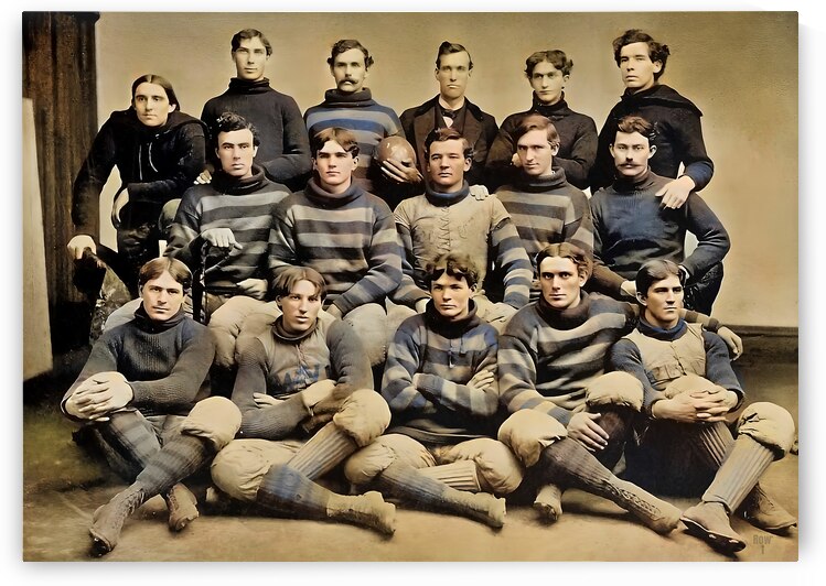 1895 west virginia football team art by Row One Brand