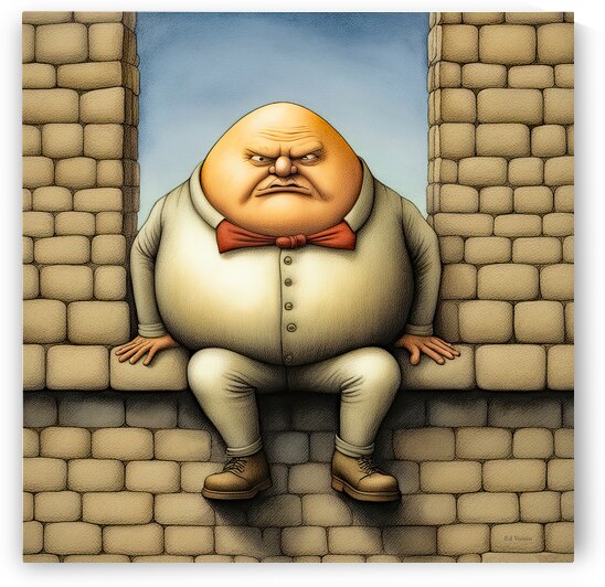 GRUMPY HUMPTY DUMPTY by Digicam