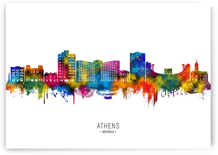 Athens Georgia Skyline by Towseef Dar