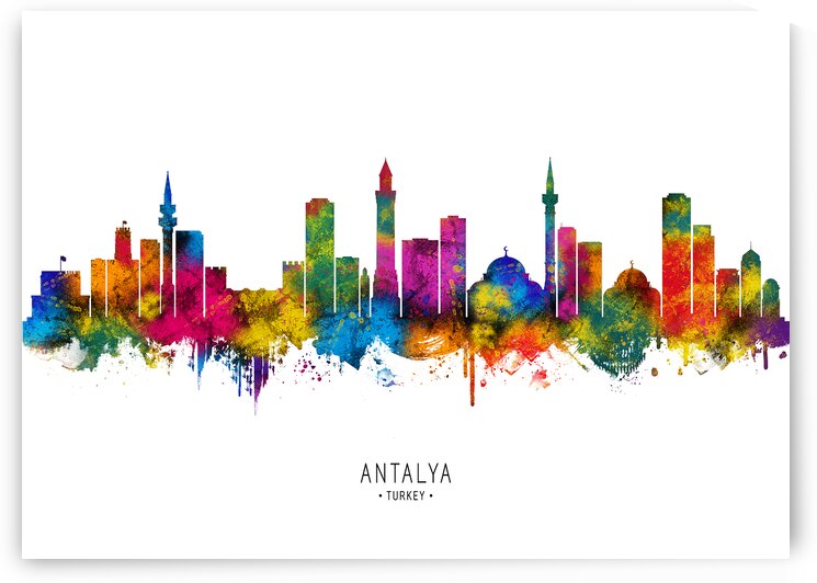 Antalya Turkey Skyline by Towseef Dar