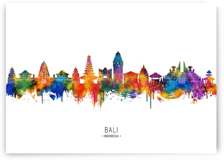 Bali Indonesia Skyline by Towseef Dar