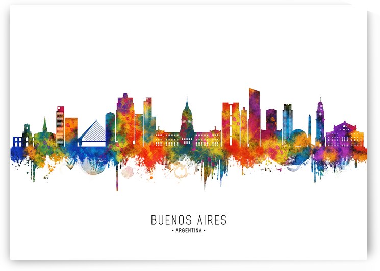 Buenos Aires Argentina Skyline by Towseef Dar