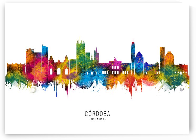 Cordoba Argentina Skyline by Towseef Dar
