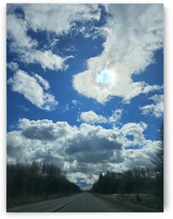 Soleil Percant Chemin Devant  by MLP