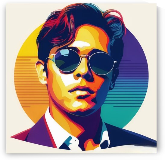 the man with the sunglasses by Luciano