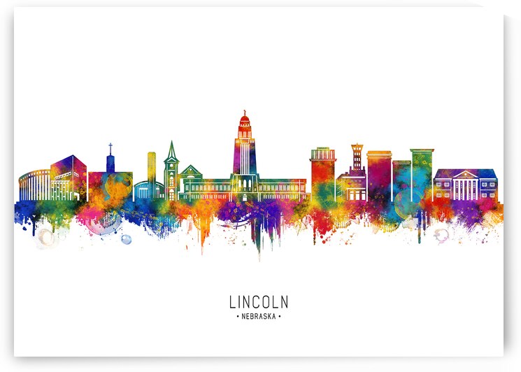 Lincoln USA Skyline by Towseef Dar