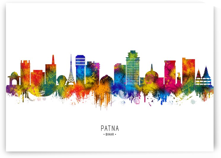 Patna Bihar Skyline by Towseef Dar