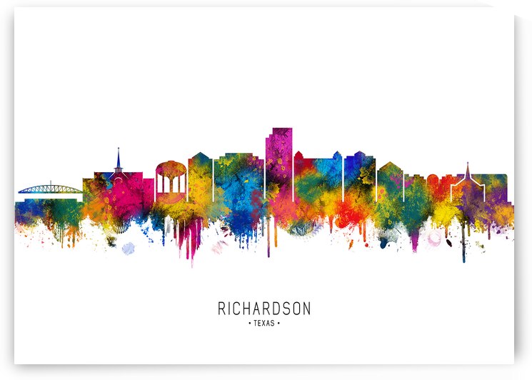 Richardson Texas Skyline by Towseef Dar
