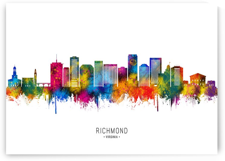 Richmond Virginia Skyline by Towseef Dar