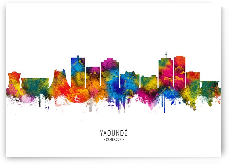 Yaounde Cameroon Skyline by Towseef Dar