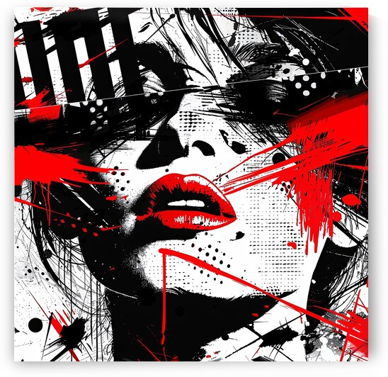 Red Splash by Abstract Rebellion