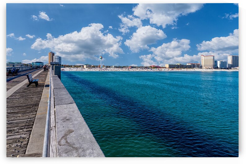 Pensacola Beach View From Pier by Jennifer White