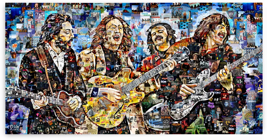 THE BEATLES. ROOFTOP CONCERT LONDON 1969 by Alex Loskutov