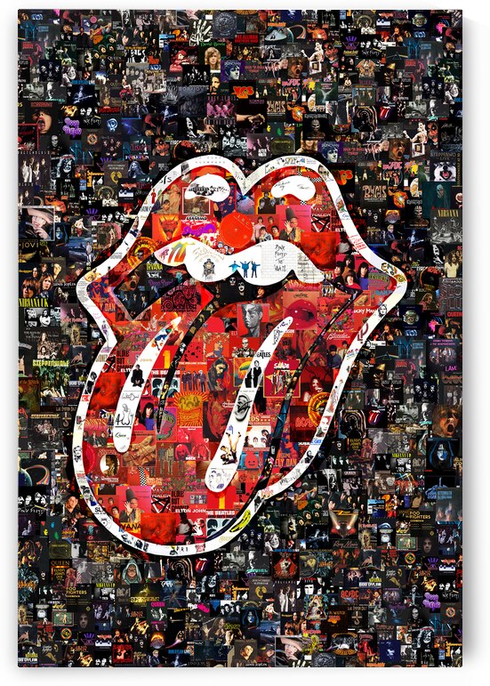 ROLLING STONES TONGUE LOGO by Alex Loskutov