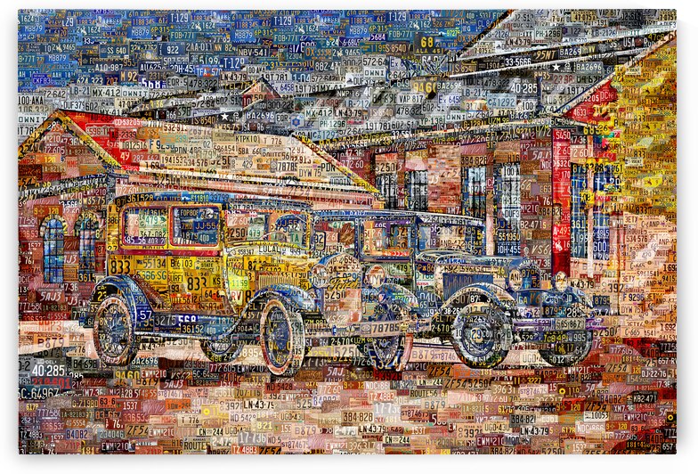 TWO OLD FORDS by Alex Loskutov