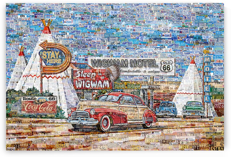 ROUTE 66. WIGWAM MOTEL by Alex Loskutov