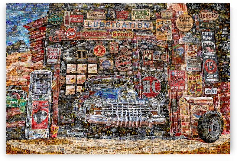 OLD SERVICE STATION by Alex Loskutov