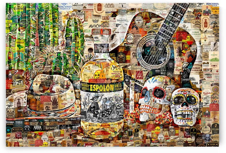 TEQUILA ESPOLON WITH GUITAR by Alex Loskutov
