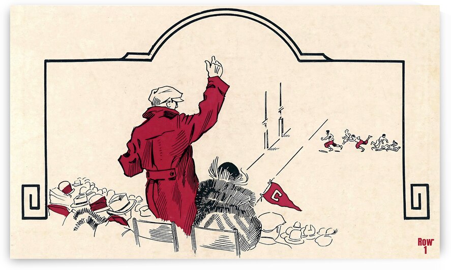 1929 Centenary Football Art by Row One Brand