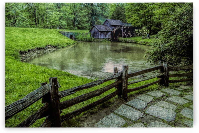 Mabry Mill Spring off the Blue Ridge Parkway by Norma Brandsberg Photography