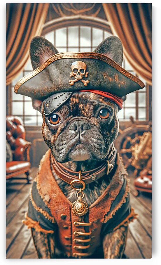 Pirate Frenchie by Darin E Hartley Photography