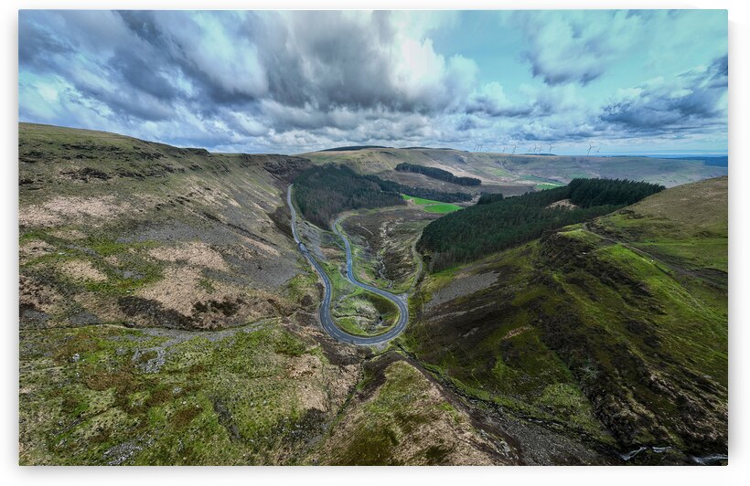The road to the Bwlch by Leighton Collins
