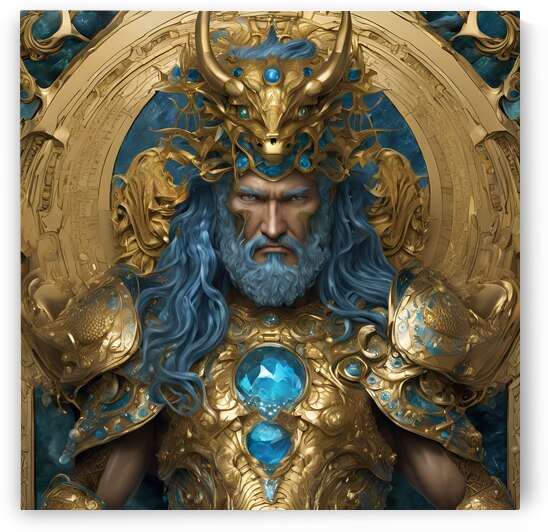 poseidon ongold dragon by Ahmed Mostafa