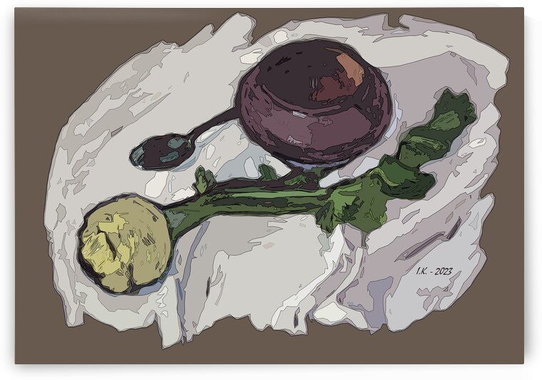 Still Life with Celery[d] by Ivan Kolisnyk