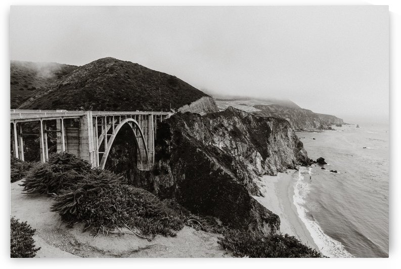 Bixby Bridge B&W by StephanieAllard
