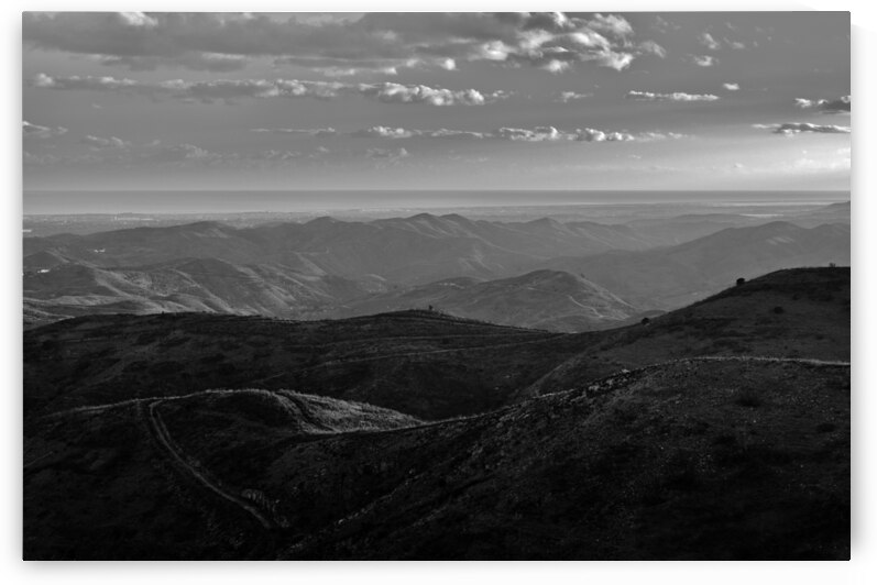 Mountains of Caldeirao in Monochrome by Angelo DeVal