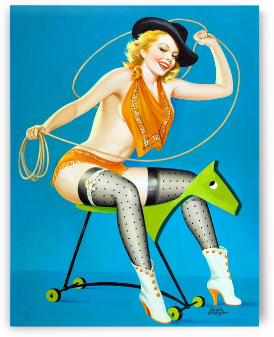 Roping the Horse Flirt  by vintagesupreme