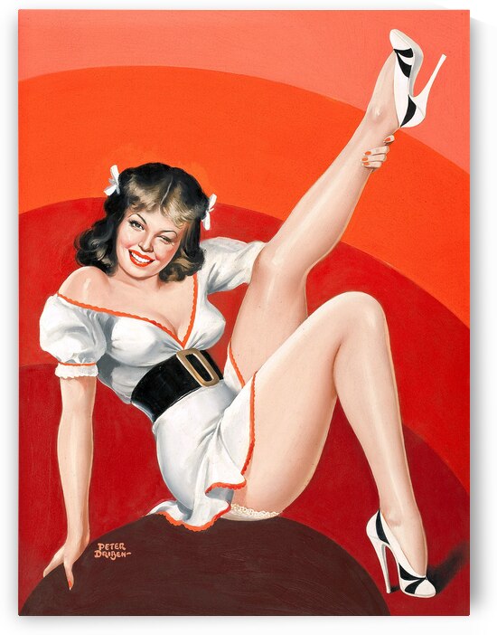 Winking Brunette by vintagesupreme