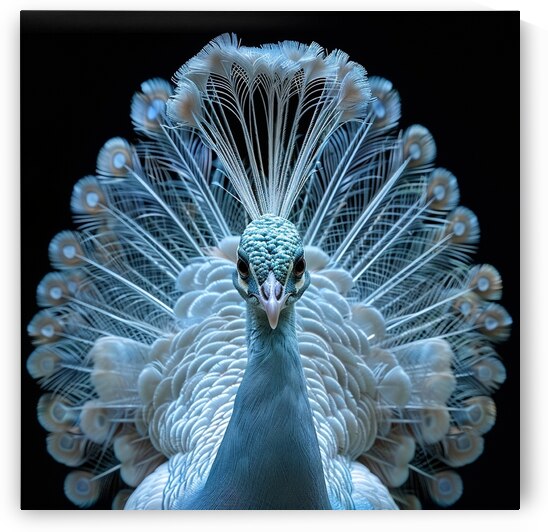 Charming White Peacock by rizu_designs