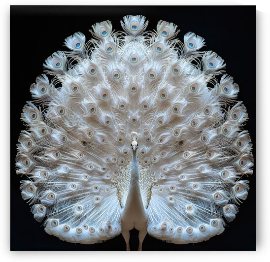 White Majesty Peacock by rizu_designs