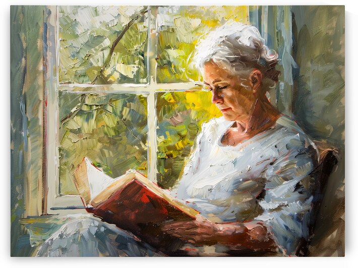 Literary Sunset - GIA2401-0220-OIL by JordiCarrio