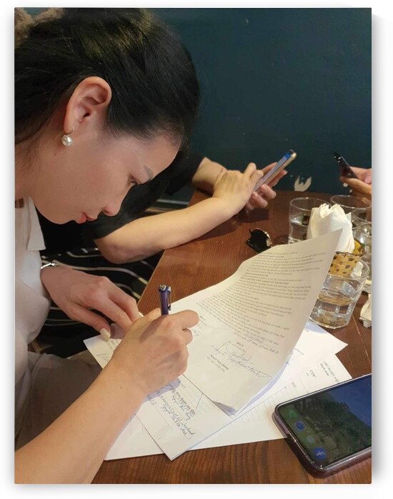 Portrait photo of my sister by Steve Susman