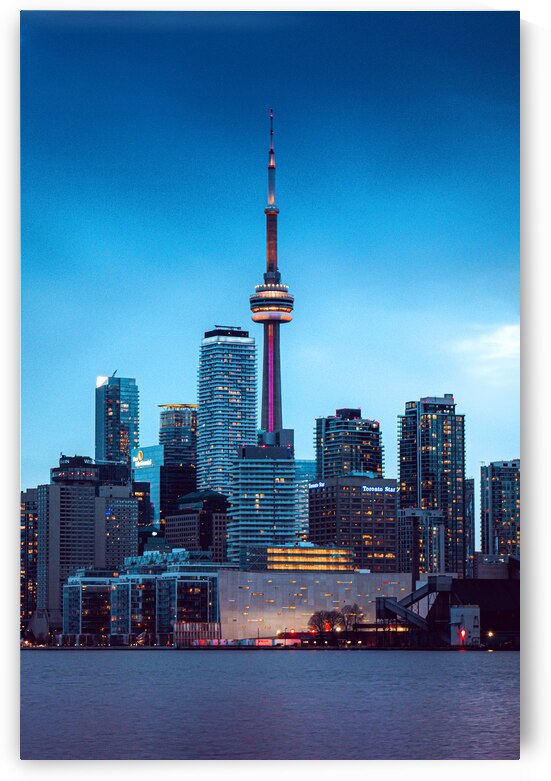 CN Tower Toronto Ontario Canada by One Simple Gallery