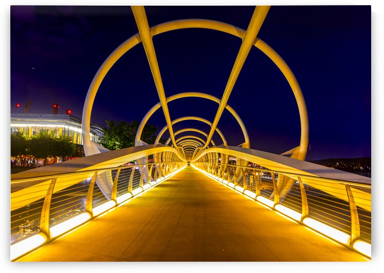 Washington DC Navy Yard Pedestrian Bridge by Norma Brandsberg Photography