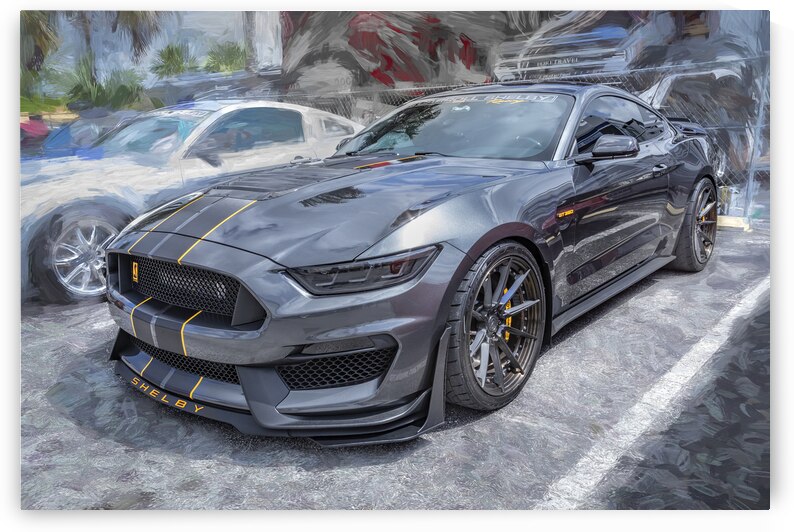 2016 Gray Ford Shelby Mustang GT350 X 2 by Rich Franco