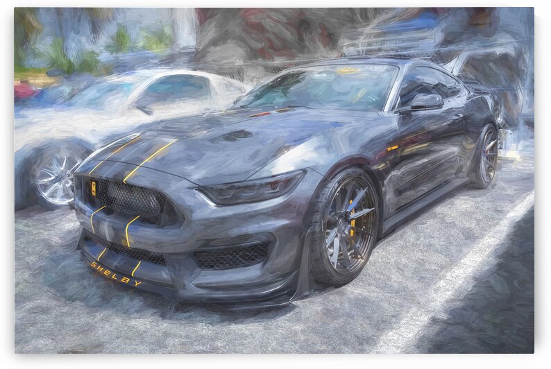 2016 Gray Ford Shelby Mustang GT350 X 3 by Rich Franco